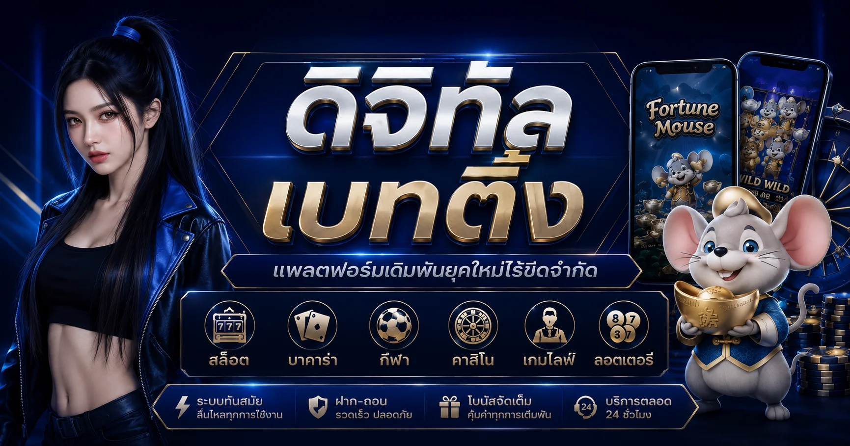 MAHAGAME77 คาสิโนออนไลน์ บาคาร่า สล็อต แทงบอล ฝากถอนออโต้